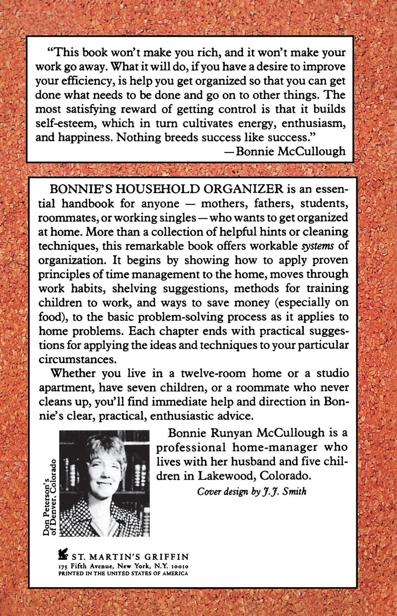 Bonnie's Household Organizer