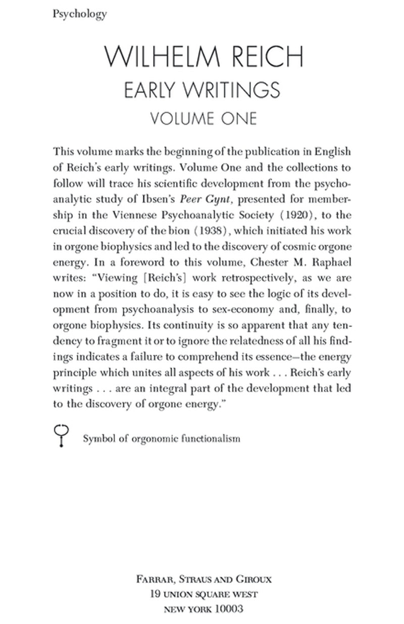 Early Writings