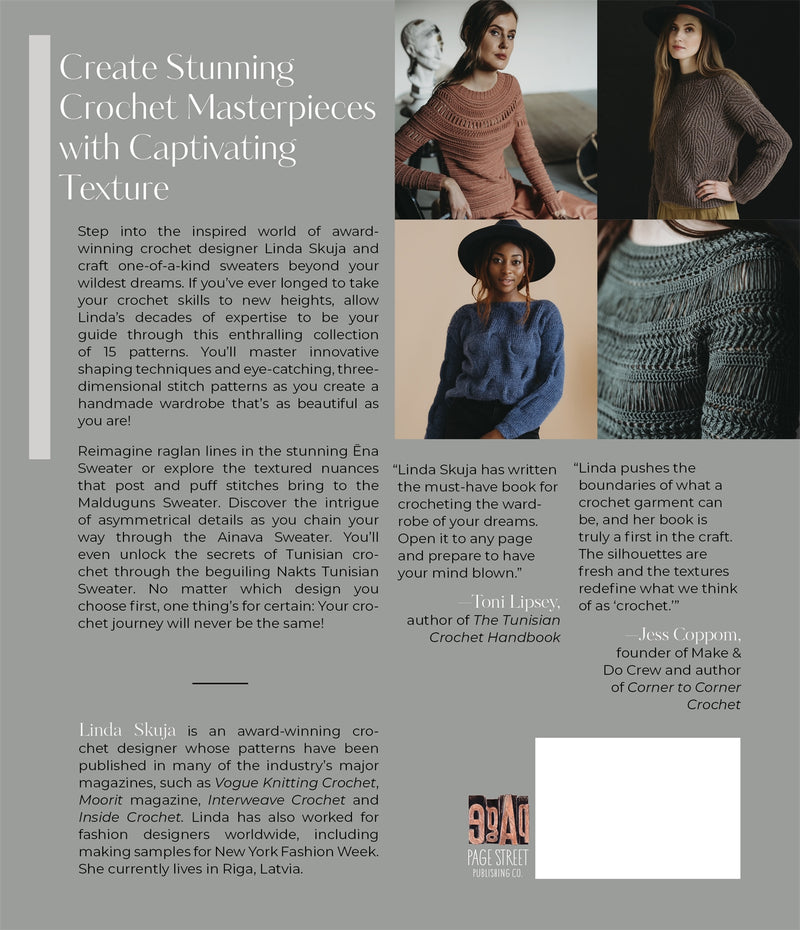 Crochet Sweaters with a Textured Twist