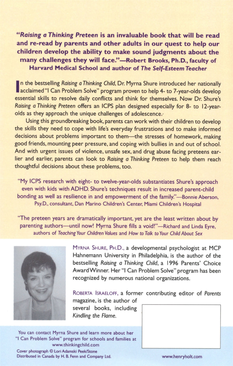 Raising a Thinking Preteen