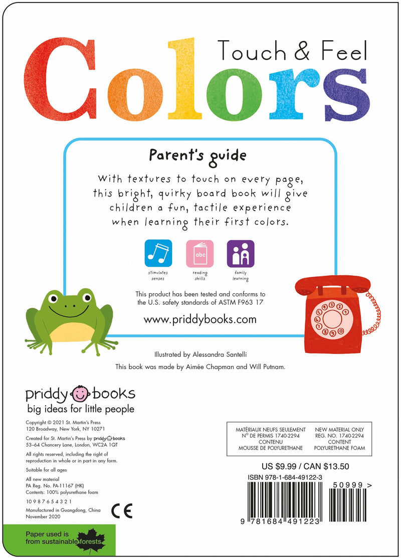 Learn and Explore: Touch and Feel Colors