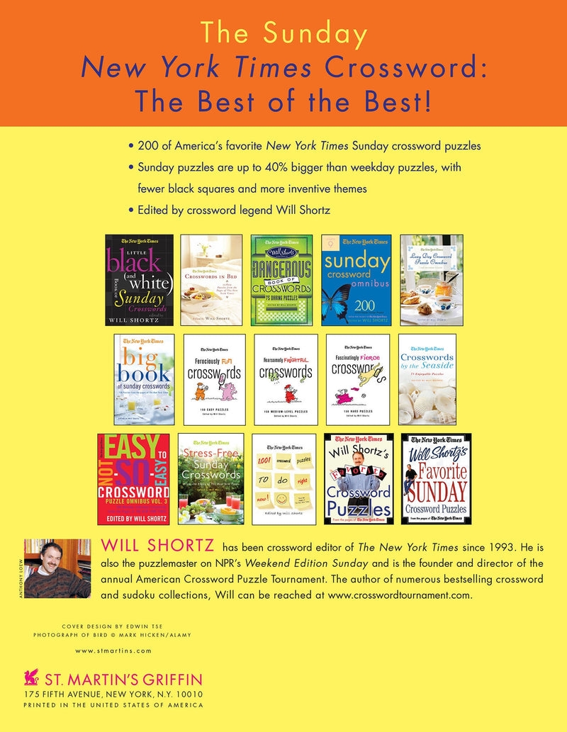 The New York Times Sunday Crossword Omnibus Volume 10