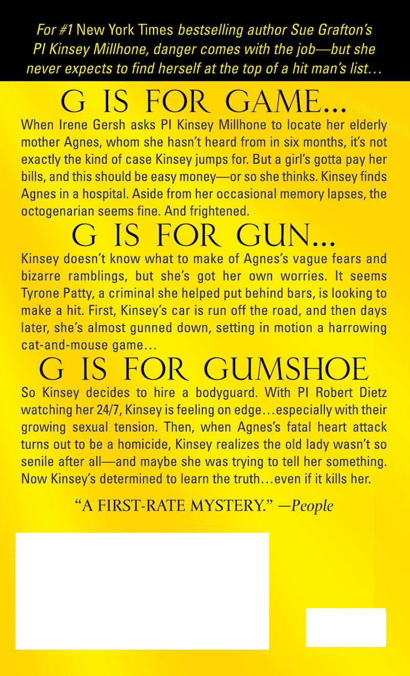 "G" is for Gumshoe