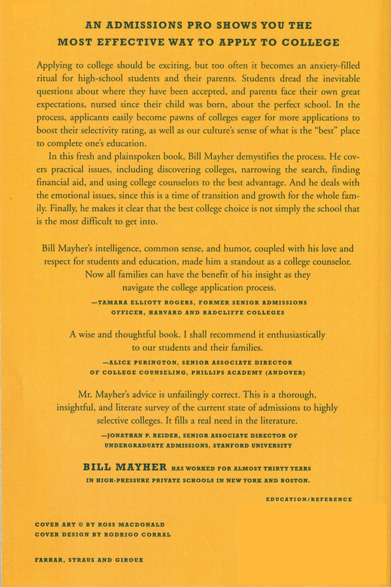 The College Admissions Mystique