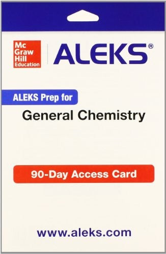 Aleks Prep For General Chemistry Access Card 11 Weeks