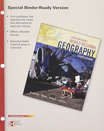 Loose Leaf Contemporary World Regional Geography With Connect Access Card 4e