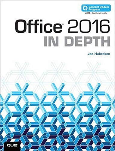Office 2016 In Depth Includes Content Update Program