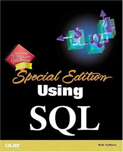 Special Edition Using Sql
