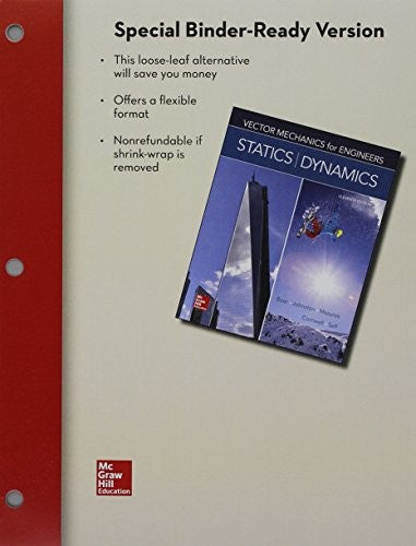 Package Loose Leaf For Vector Mechanics For Engineers Statics & Dynamics With 2 Semester Connect Access Card