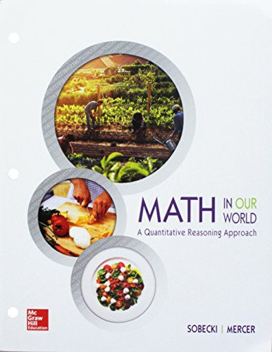 Quantitative Reasoning Loose Leaf With Connect Math Hosted By Aleks Access Card