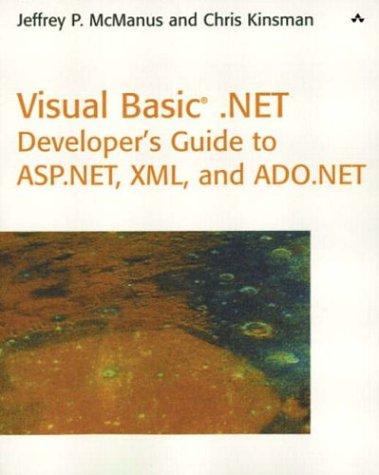 Visual Basic .Net Developers Guide To Asp .Net Xml & Ado.net