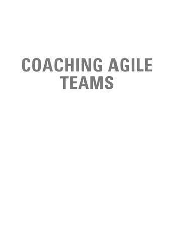 Coaching Agile Teams