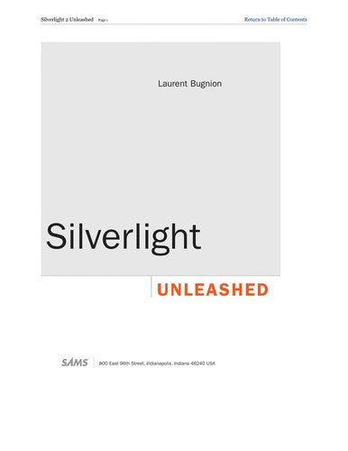 Silverlight 2 Unleashed