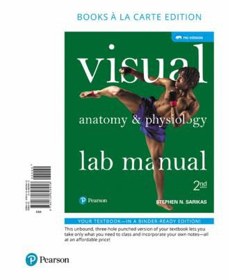 Visual Anatomy & Physiology Lab Manual Pig Version Books A La Carte Edition