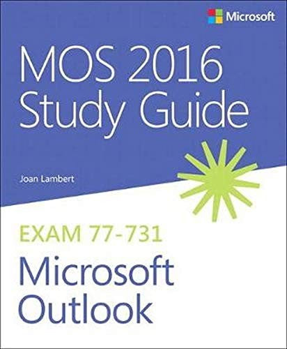 Mos 2016 Study Guide For Microsoft Outlook