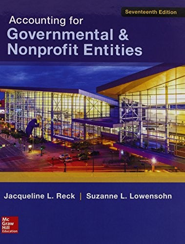 Accounting For Governmental & Nonprofit Entities W Connect