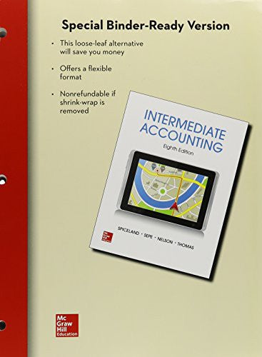 Loose Leaf Intermediate Accounting W Annual Report;Connect Access Card; Aleks 18 Weeks