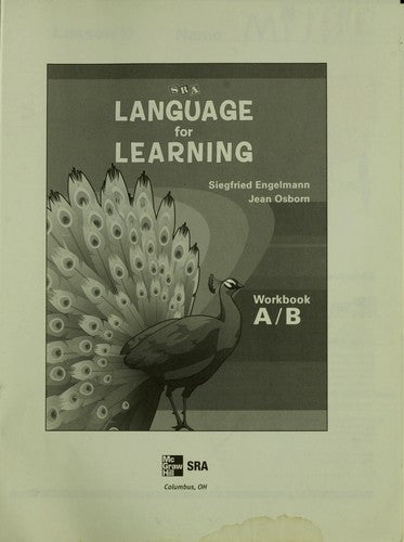 Language For Learning Presentation Book C
