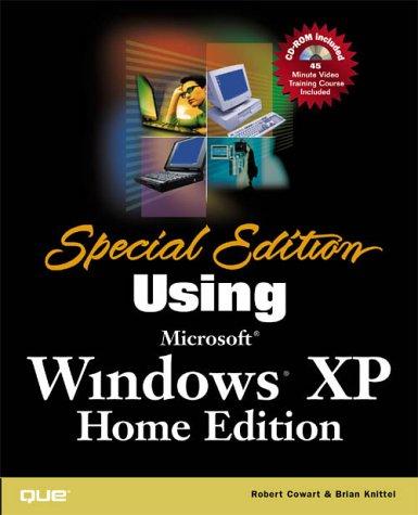 Special Edition Using Microsoft Windows Xp Home Edition