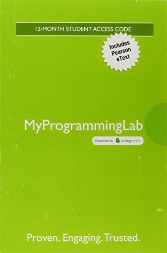 Mylab Programming With Pearson Etext Access Card For Introduction To Java Programming & Data Structures Comprehensive Version