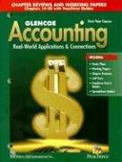 Glencoe Accounting 1st Year Course Chapter Reviews & Working Papers 14 28 4e