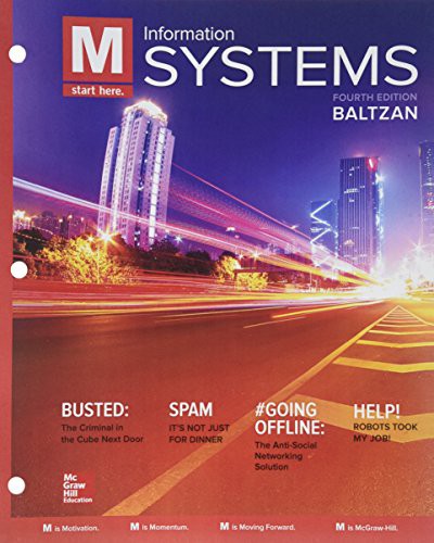 Gen Combo Looseleaf M:Information Systems; Connect Access Card 4e