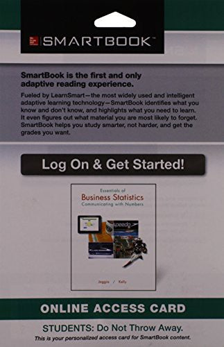 Smartbook Access Card For Essentials Of Business Statistics