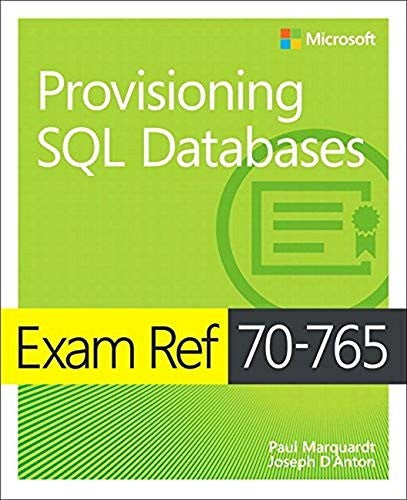 Exam Ref 70 765 Provisioning Sql Databases