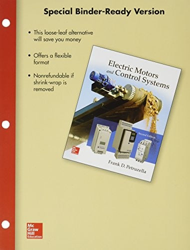 Package Loose Leaf For Electric Motors & Control Systems With 1 Semester Connect Access Card 2e
