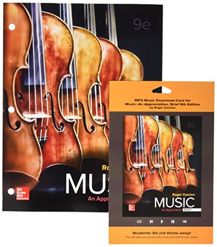 Gen Combo Looseleaf Music; An Appreciation Brief; Mp3 Download Access Card 9e