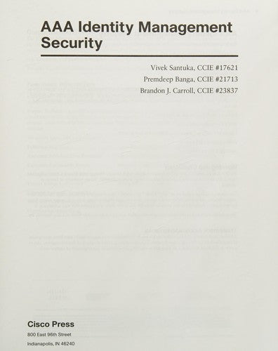 Aaa Identity Management Security