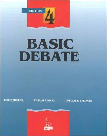 Basic Debate Student Edition 4e