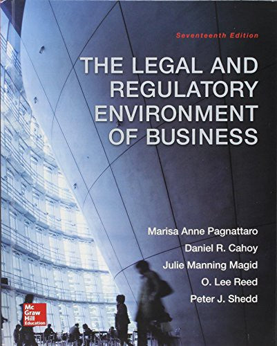 The Legal & Regulatory Environment Of Business With Connect