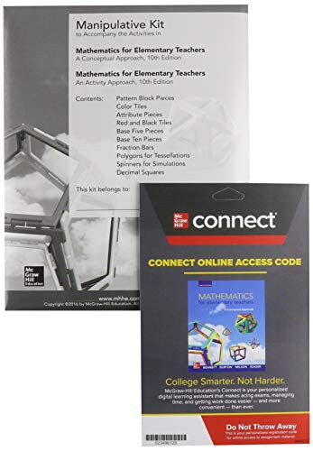 Connect For Math For Elementary Teachers Access Card With Manipulative Kit