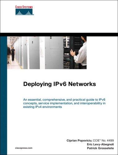 Deploying Ipv6 Networks