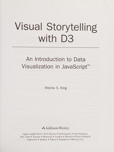 Visual Storytelling With D3