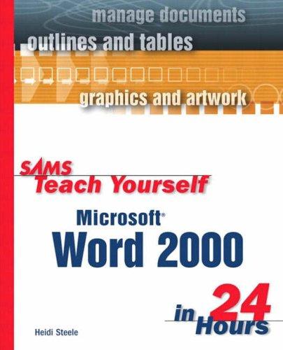 Sams Teach Yourself Microsoft Word 2000 In 24 Hours