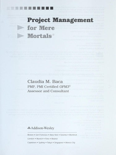 Project Management For Mere Mortals