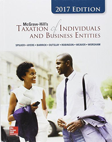 Gen Combo Mcgraw Hills Taxation Individuals Business Entities 2017;Connect 2s Ac 8e