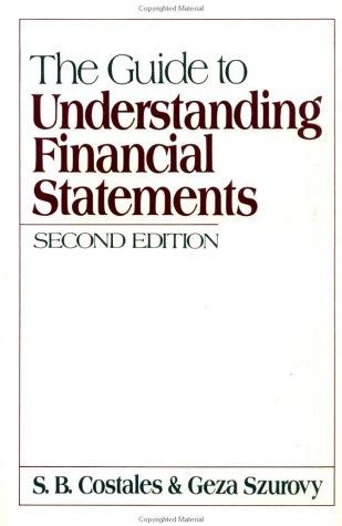 The Guide To Understanding Financial Statements 2e