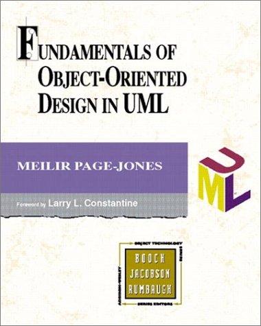 Fundamentals Of Object Oriented Design In Uml
