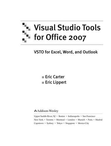 Visual Studio Tools For Office 2007
