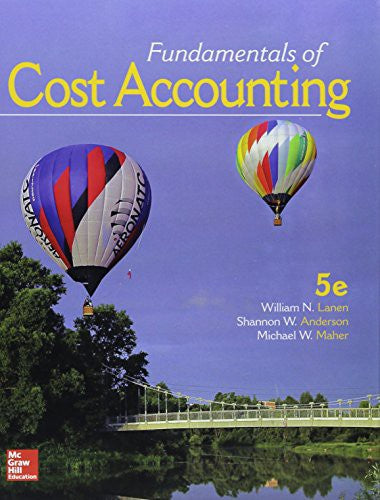 Gen Combo Fundamentals Of Cost Accounting; Connect 1s Access Card 5e