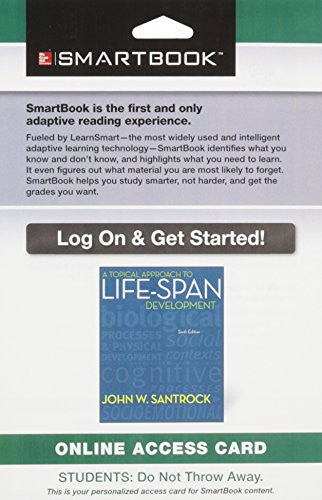Smartbook Access Card For A Topical Approach To Life Span Development 6e