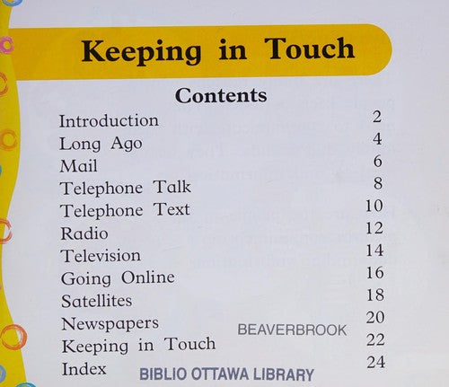 Keeping In Touch