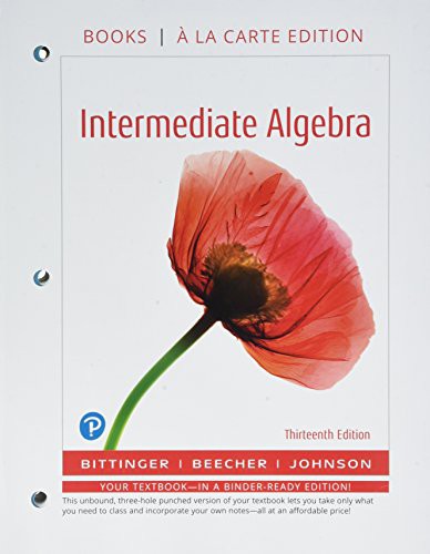 Intermediate Algebra Books A La Carte Edition Plus Mylab Math 24 Month Access Card Package