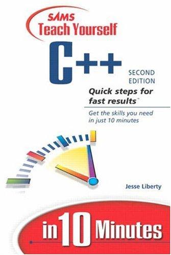 Sams Teach Yourself C++ In 10 Minutes