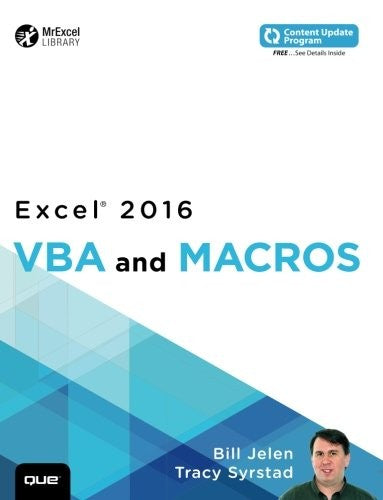 Excel 2016 Vba & Macros