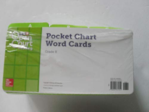 Open Court Reading Pocket Chart Word Cards