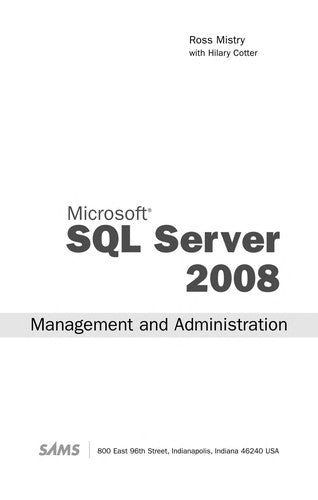 Microsoft Sql Server 2008 Management & Administration
